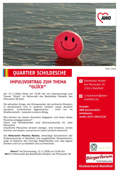 Ankündigung des Angebotes
