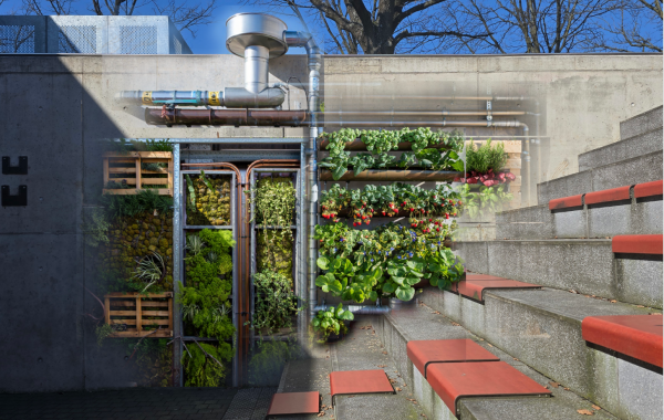 Vertikaler Garten 