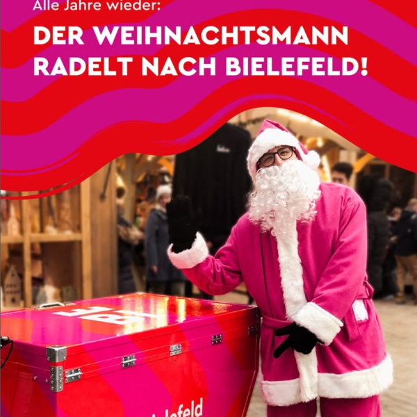 Bielefeld fährt Rad: Weihnachtsmann