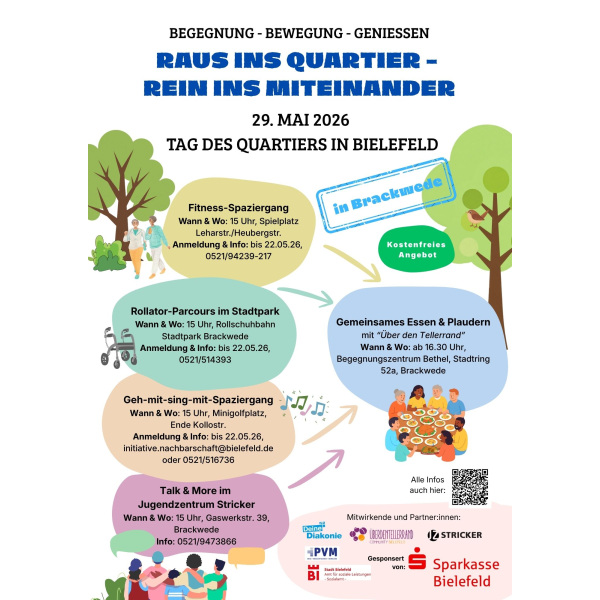 Plakat Tag des Quartiers
