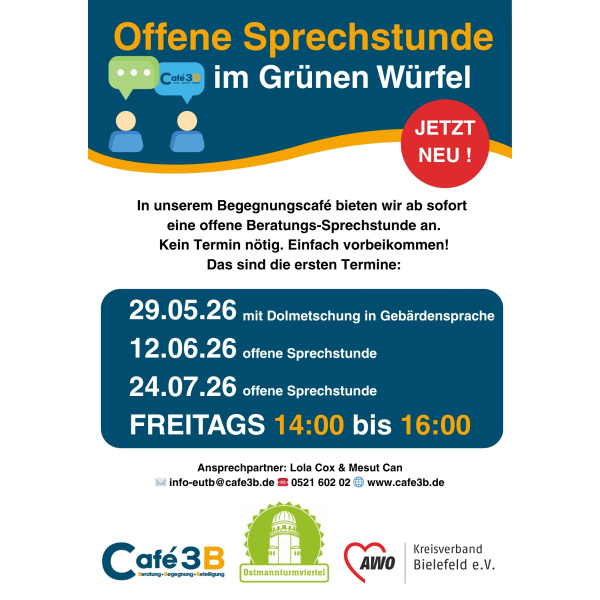Offene Sprechstunde im Grünen Würfel