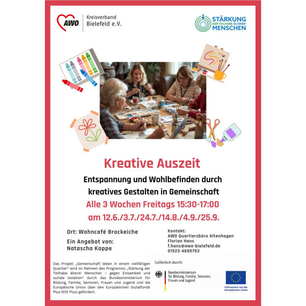 Flyer Kreative Auszeit