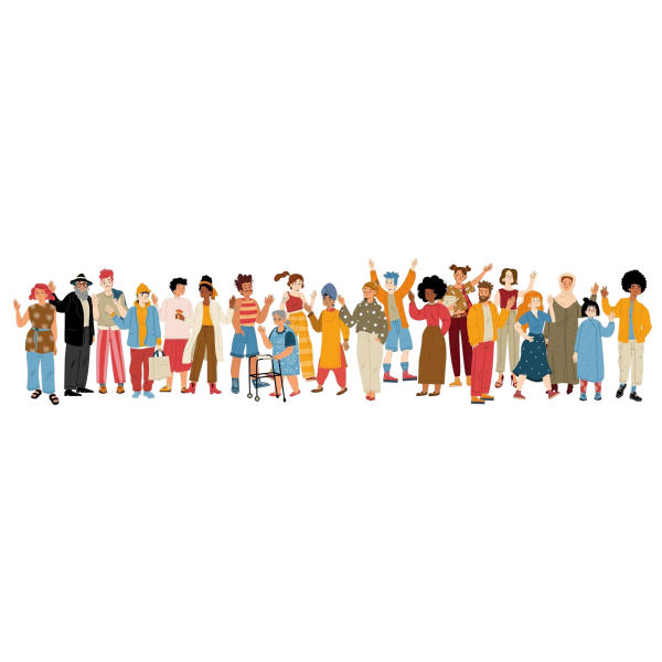 Menschen aus verschiedenen Kulturen