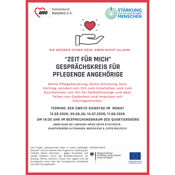 Zeit für mich - Flyer