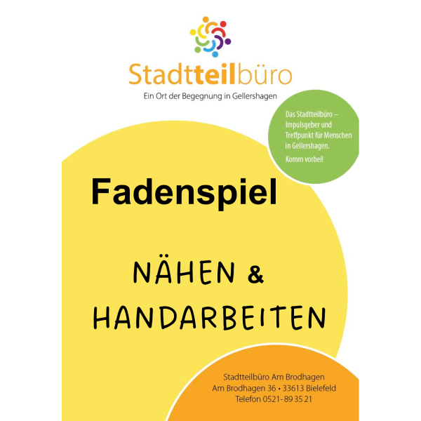 Fadenspiel Nähen und Handarbeiten