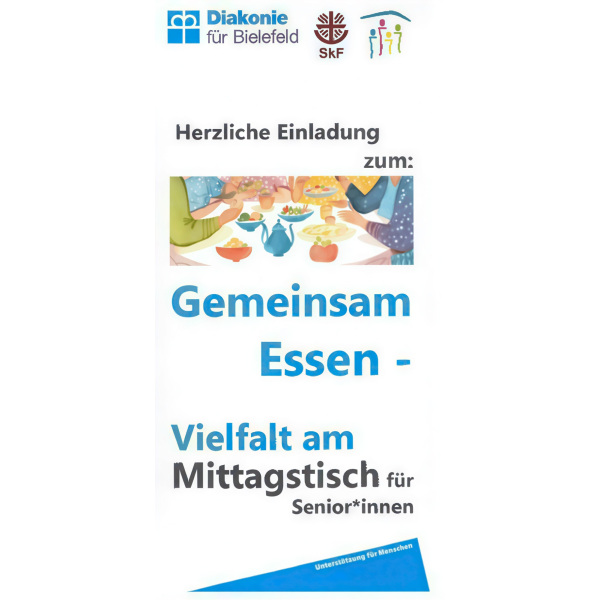Flyer mit Informationen zum Angebot