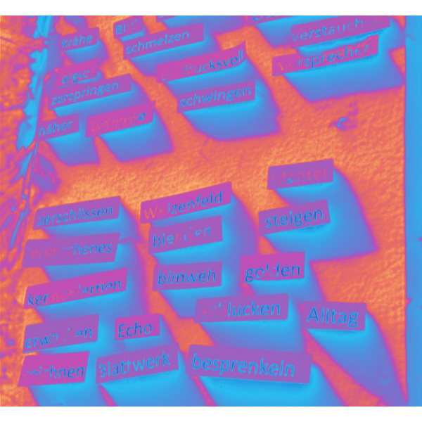 Psychedelische Schrift 