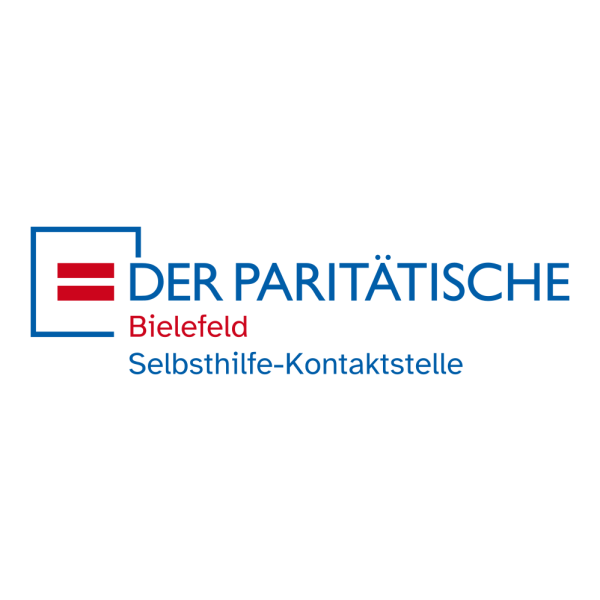 Logo von ,Der Paritätische' in blau und rot
