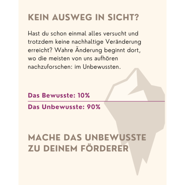 Plakat mit Eisberg