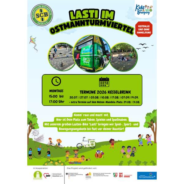 Flyer "Lasti im Ostmannturm"