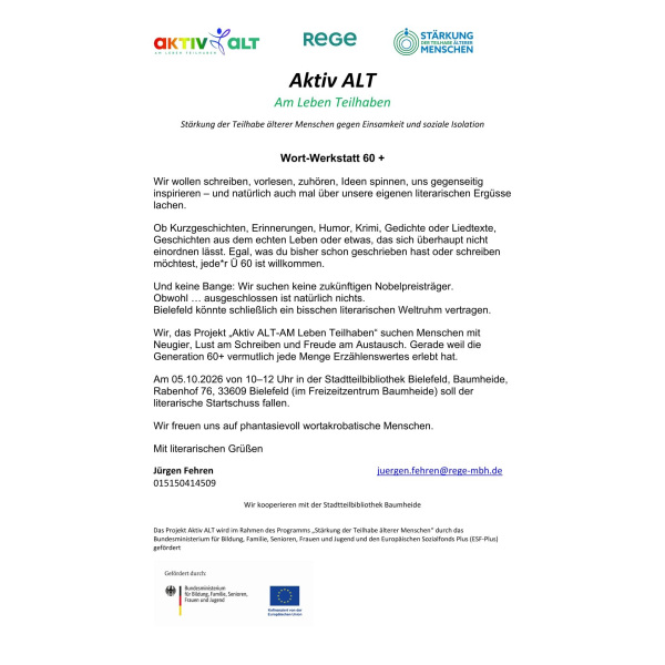Einladungsflyer