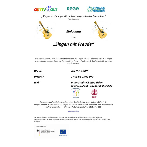 Einladungsflyer