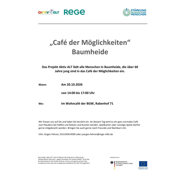 Einladungsflyer
