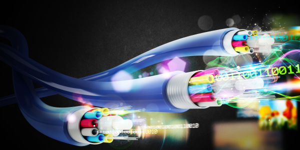 Abbildung optischer Fasern mit Binärcodes