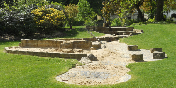 Wasserspielplatz im Bürgerpark