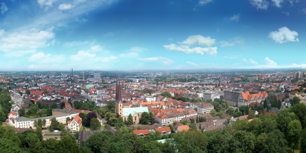 Blick über Bielefeld