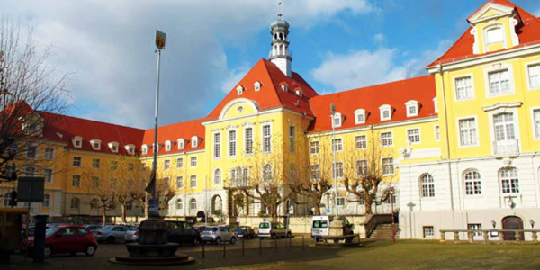 Außenansicht vom Rathaus der Stadt Herford