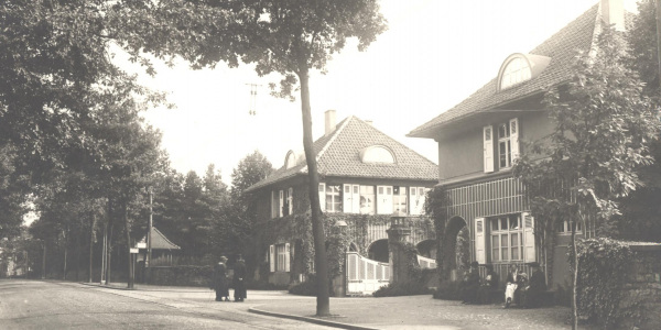 Sennefriedhof Eingang um 1925