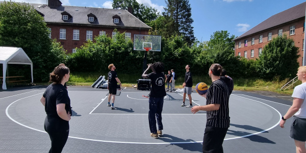 3x3 Basketballplatz auf dem Gelände der Rochdale-Kaserne in Bielefeld
