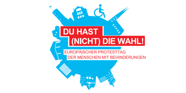 Protesttag Gleichstellung von Menschen mit Behinderung