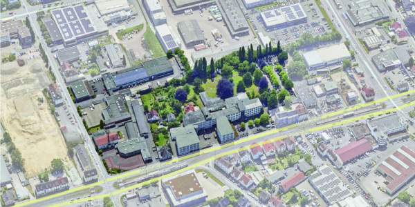 Luftbild Bildungscampus Seidensticker