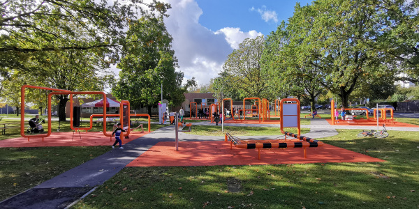 Fitnessparcours am Freizeitzentrum Baumheide