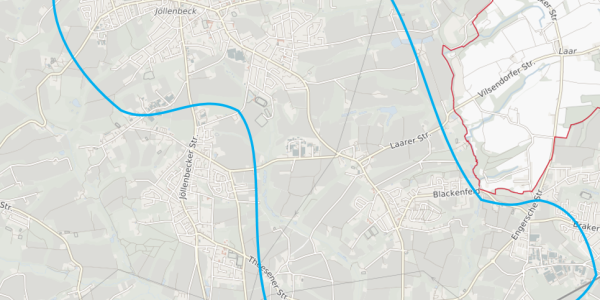 Die Karte zeigt das Gebiet, das für die Verlängerung der Linie 1 Richtung Norden infrage kommt. Grafik: Stadt Bielefeld