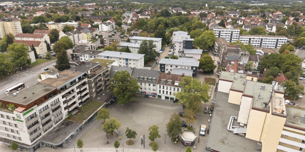 Treppenplatz Luftbild Brackwede