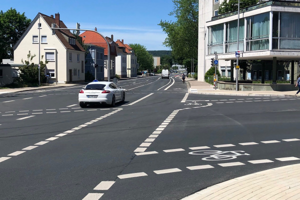 Der Stadtring im Bielefelder Stadtteil Brackwede