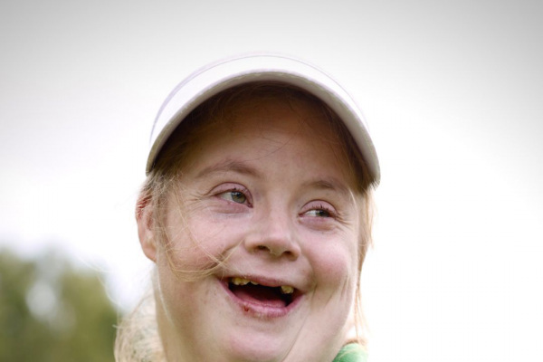 Alexandra Reck beim Golfen