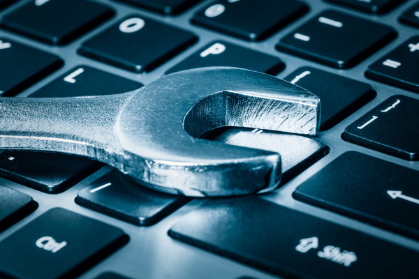 Computerwartungskonzept