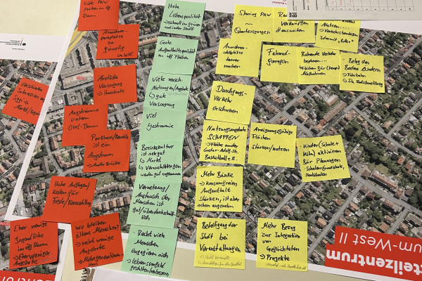 Arbeitstisch Zentrum West.