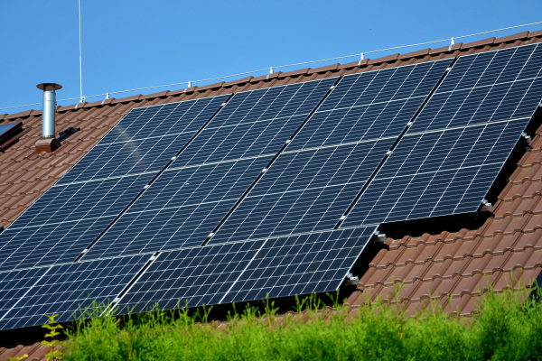 PV-Anlage auf einem Hausdach