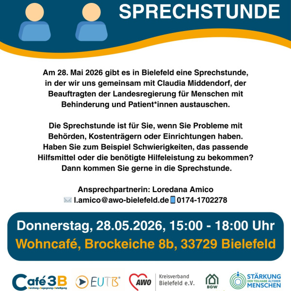 Flyer zur Bürger*innensprechstunde