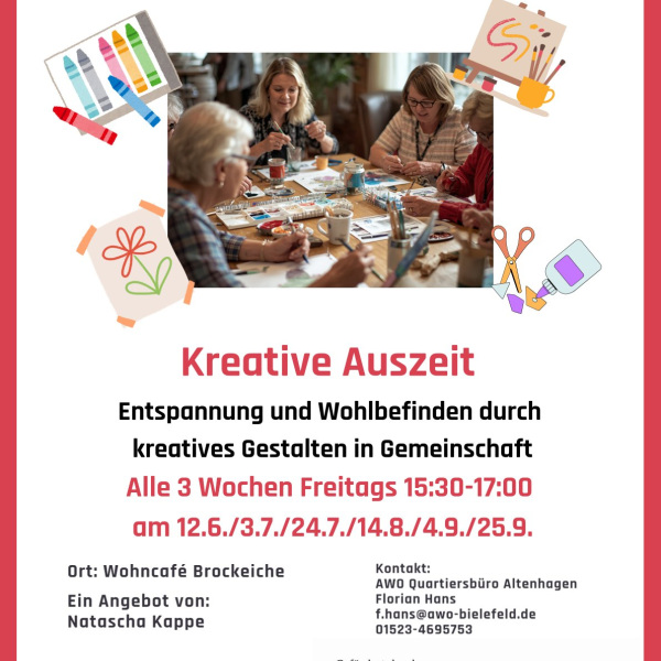 Flyer Kreative Auszeit