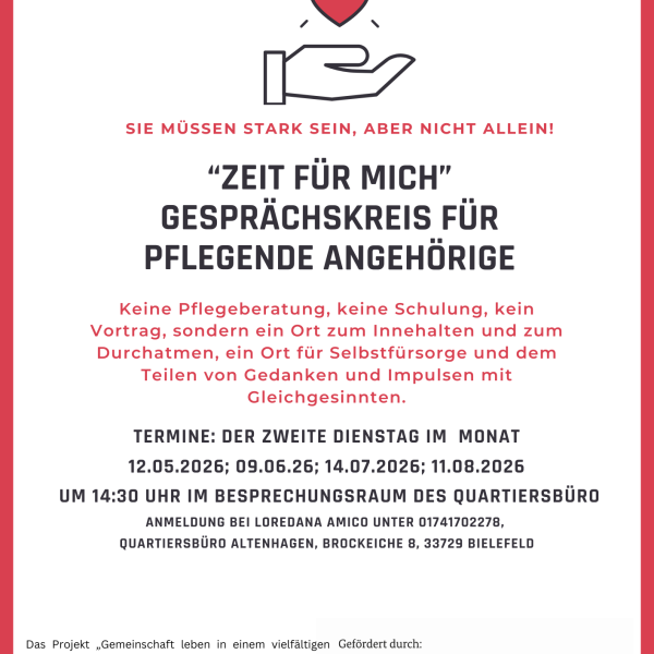 Zeit für mich - Flyer