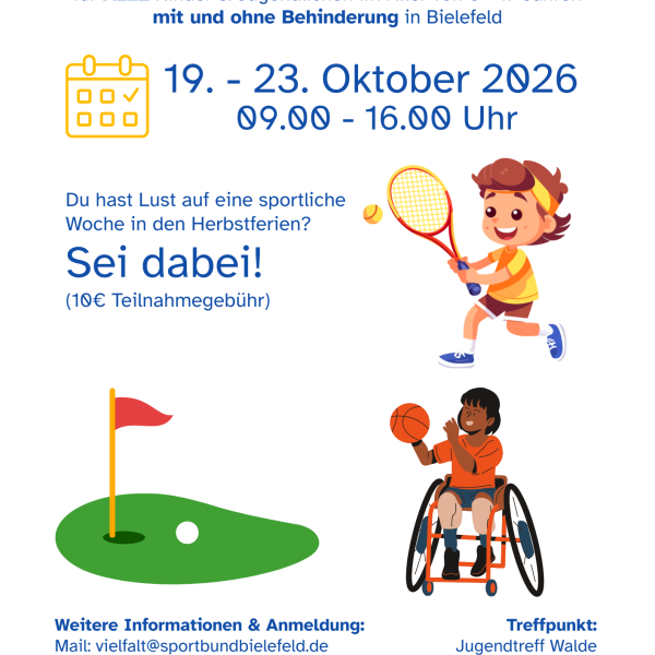 Flyer für die Inklusiven Sporttage 2026