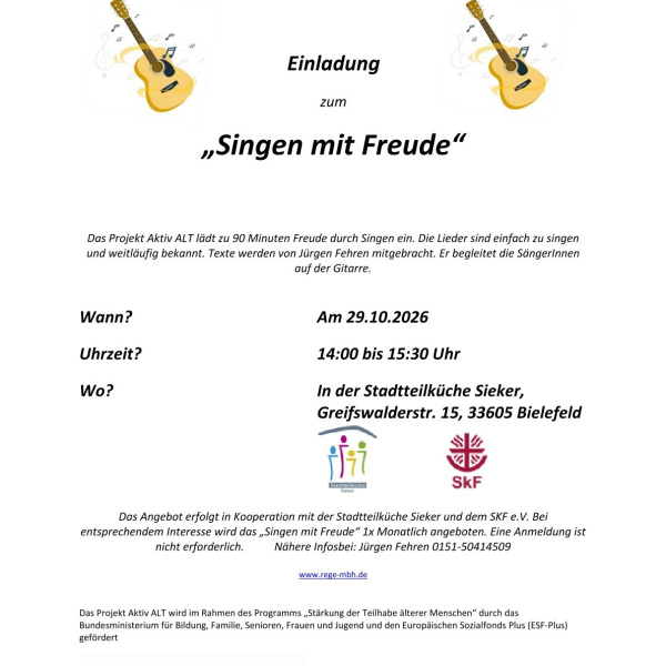 Einladungsflyer
