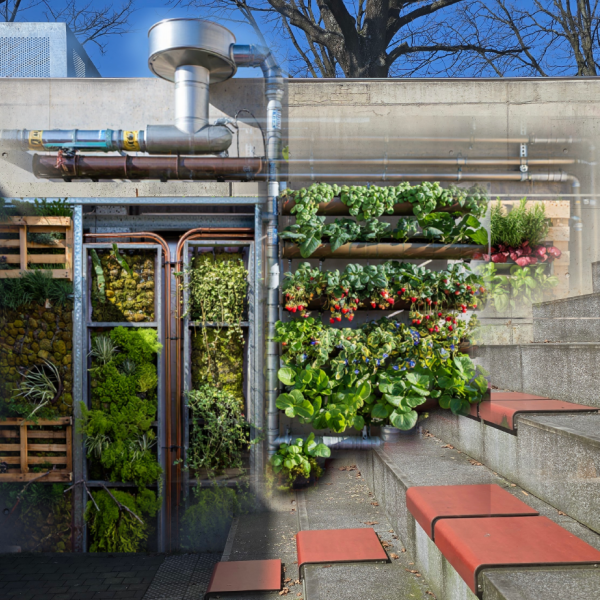 Vertikaler Garten 