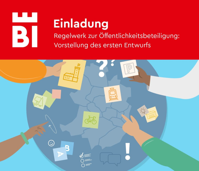 Einladung: Vorstellung des ersten Entwurfs des Bielefelder Regelwerks für Öffentlichkeitsbeteiligung