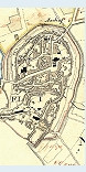 Historische Karte Gemeinde Bielefeld von 1827