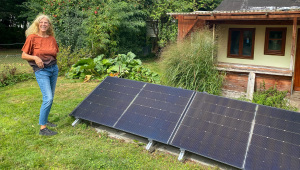 Heike_Bork_Gewinnerin einer Steckersolaranlage