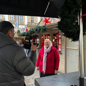 Interview mit der WDR-Lokalzeit.