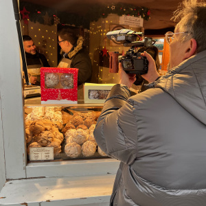 Maik Fojucik im Einsatz in Elas Gourmethütte.