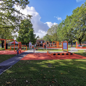 Fitnessparcours am Freizeitzentrum Baumheide