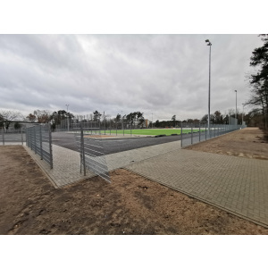 Sanierungsarbeiten am Sportplatz Sennestadt 