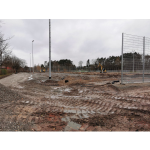 Sanierungsarbeiten am Sportplatz Sennestadt 