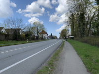 Veloroute | Ansicht Teilabschnitt Bielefeld - Steinhagen vorher