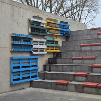 Wandmontage vertikaler Gartenelemente